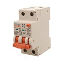 A2ZWORLD RCBO Interruttore Magnetotermico Differenziale Con Doppia Leva Tipo A Curva C 2P 2M 6000A 30mA, Diagnostica Visiva, C16A  AC 230V IP20 IEC61009-1 PL8M2