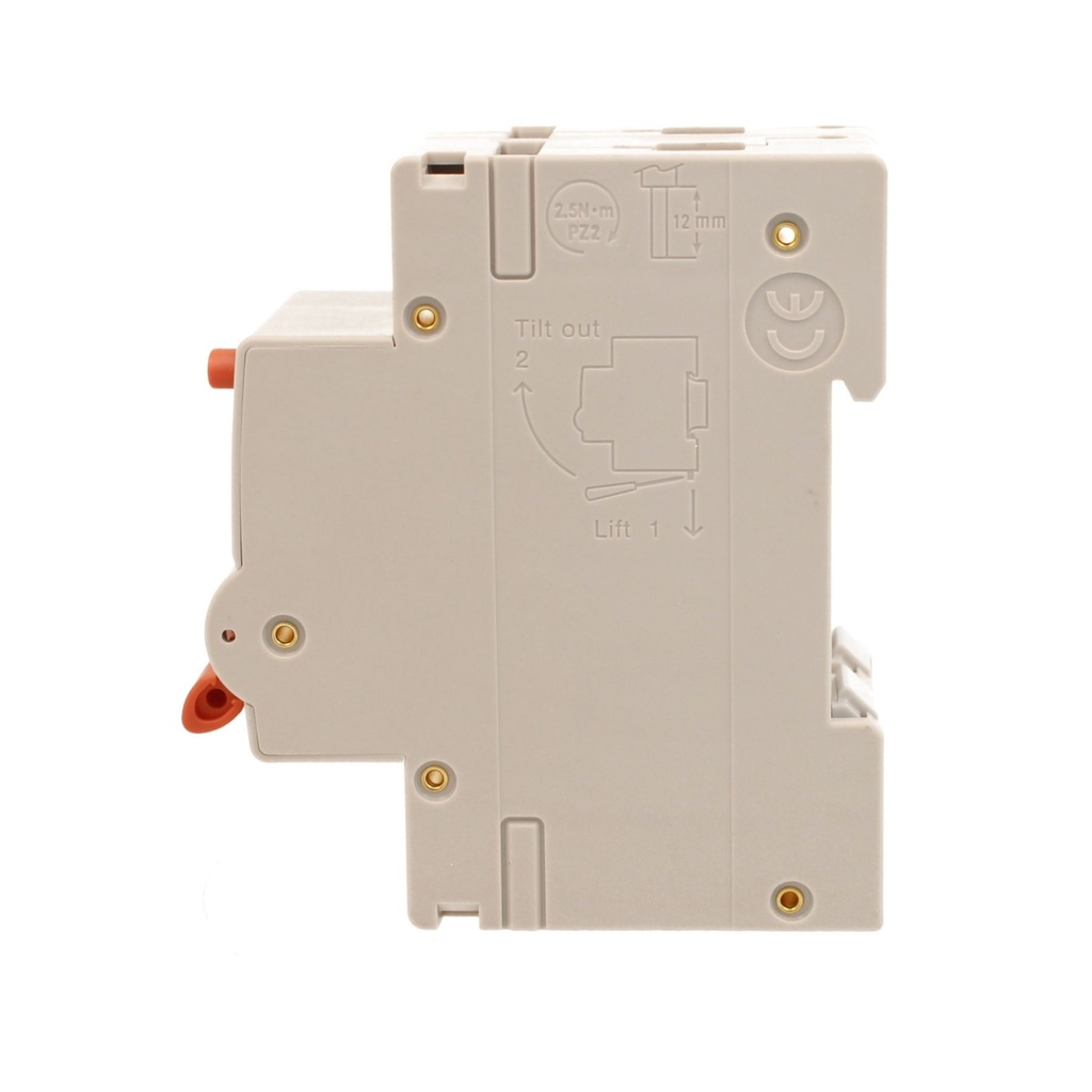RCBO Interruttore Magnetotermico Differenziale Con Doppia Leva Tipo A Curva C 2P 2M 6000A 30mA, Diagnostica Visiva, C20A  AC 230V IP20 IEC61009-1 PL8M2 GB65320