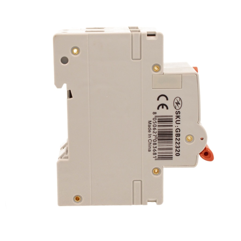 A2ZWORLD RCBO Interruttore Magnetotermico Differenziale Con Doppia Leva Tipo A Curva C 2P 2M 6000A 30mA, Diagnostica Visiva, C20A  AC 230V IP20 IEC61009-1 PL8M2
