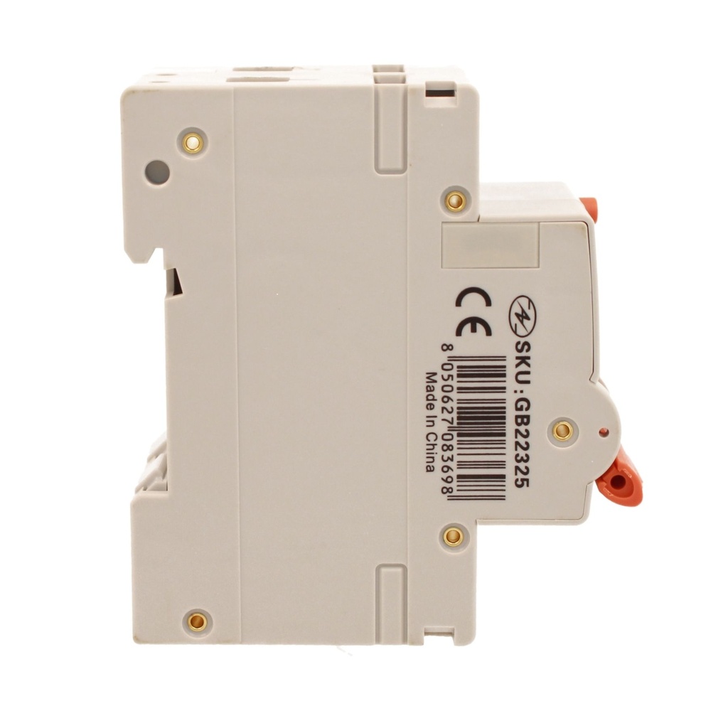 A2ZWORLD RCBO Interruttore Magnetotermico Differenziale Con Doppia Leva Tipo A Curva C 2P 2M 6000A 30mA, Diagnostica Visiva, C25A  AC 230V IP20 IEC61009-1 PL8M2 GB65325