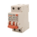 A2ZWORLD RCBO Interruttore Magnetotermico Differenziale Con Doppia Leva Tipo A Curva C 2P 2M 6000A 30mA, Diagnostica Visiva, C40A  AC 230V IP20 IEC61009-1 PL8M2