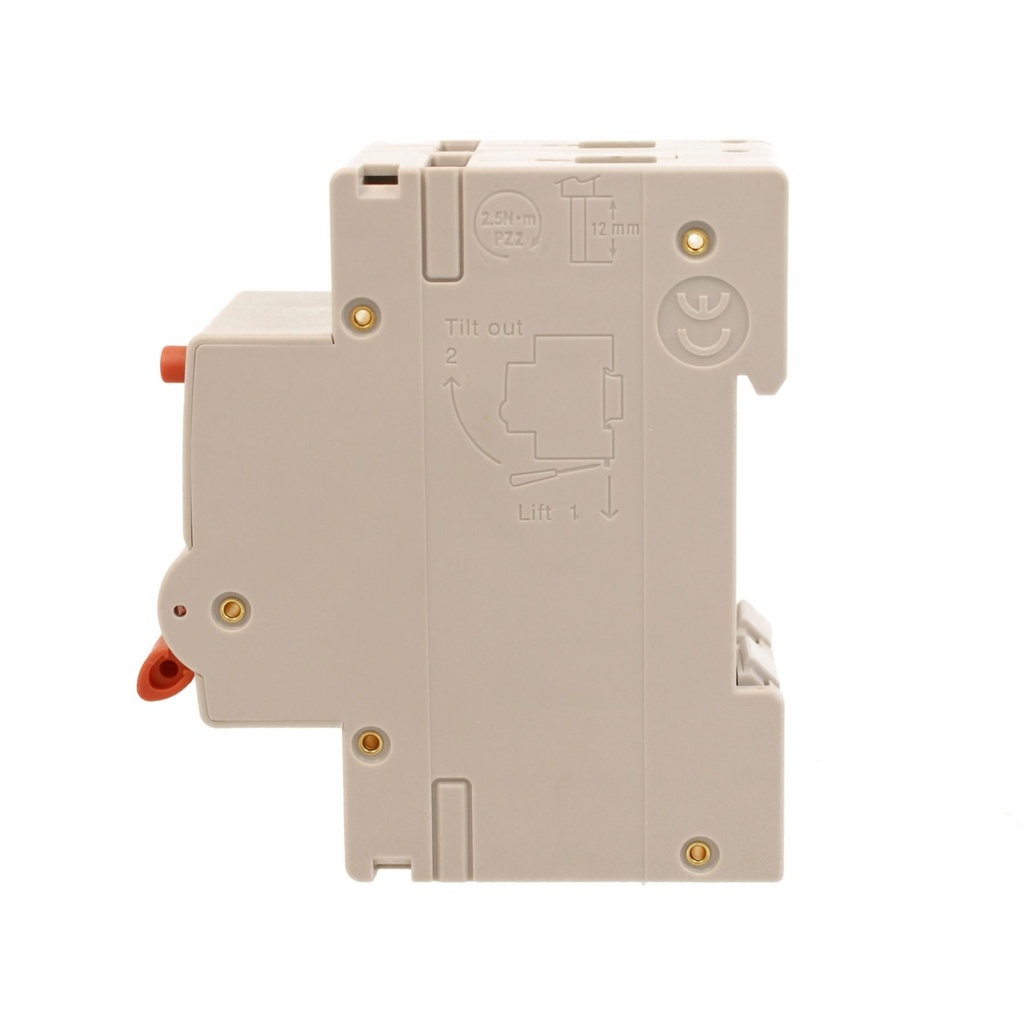 A2ZWORLD RCBO Interruttore Magnetotermico Differenziale Con Doppia Leva Tipo A Curva C 2P 2M 6000A 30mA, Diagnostica Visiva, C40A  AC 230V IP20 IEC61009-1 PL8M2