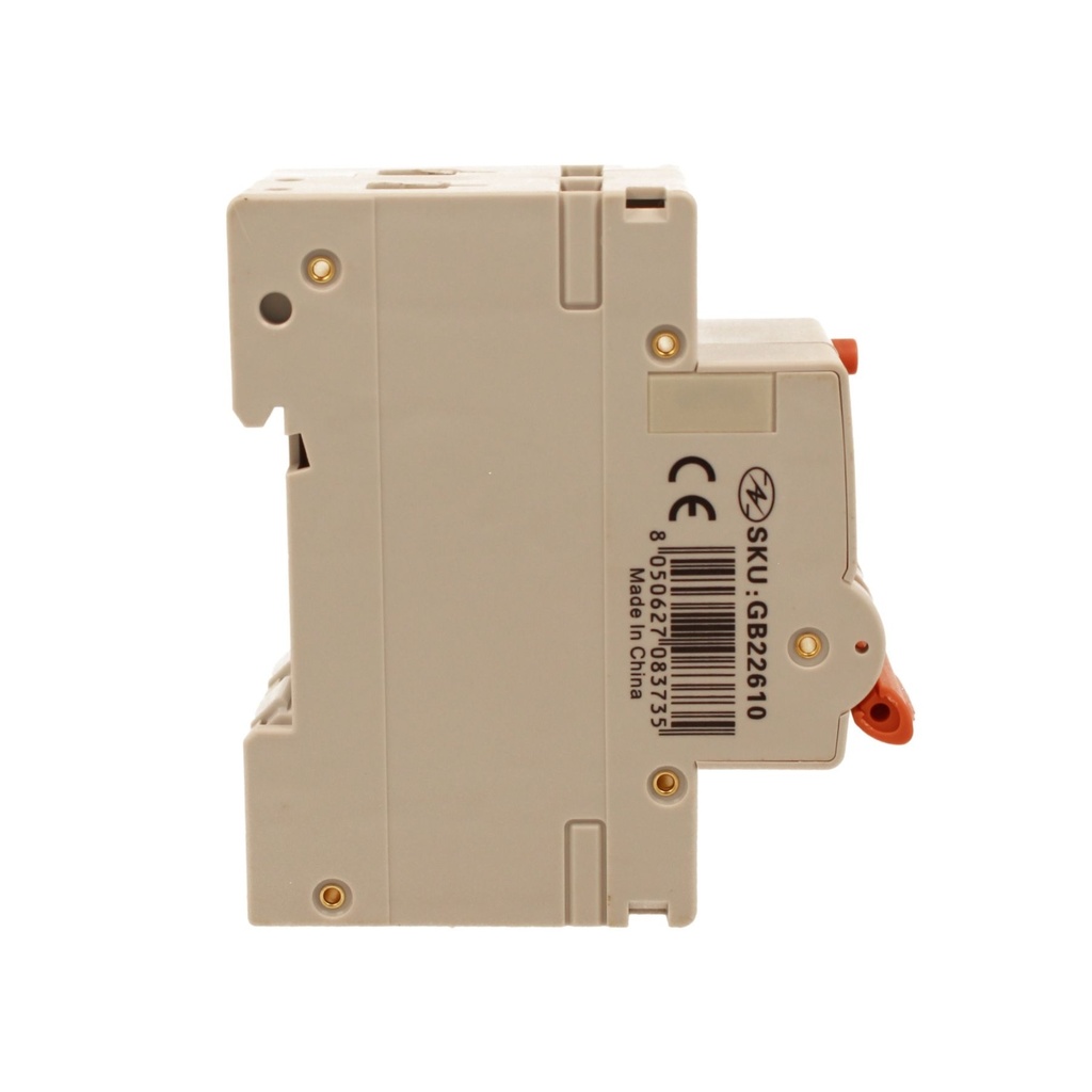 A2ZWORLD RCBO Interruttore Magnetotermico Differenziale Con Doppia Leva Tipo A Curva C 2P 2M 6000A 300mA, Diagnostica Visiva, C10A  AC 230V IP20 IEC61009-1 PL8M2 GB65610