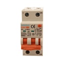 A2ZWORLD RCBO Interruttore Magnetotermico Differenziale Con Doppia Leva Tipo A Curva C 2P 2M 6000A 300mA, Diagnostica Visiva, C16A  AC 230V IP20 IEC61009-1 PL8M2 GB65616
