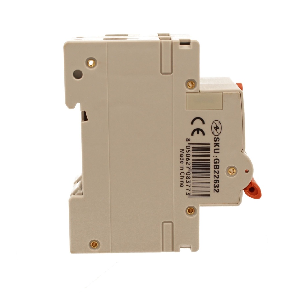 A2ZWORLD RCBO Interruttore Magnetotermico Differenziale Con Doppia Leva Tipo A Curva C 2P 2M 6000A 300mA, Diagnostica Visiva, C32A  AC 230V IP20 IEC61009-1 PL8M2 GB65632
