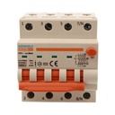 A2ZWORLD RCBO Interruttore Magnetotermico Differenziale Con Doppia Leva Tipo A Curva C 4P 4M 6000A 30mA, Diagnostica Visiva, C16A  AC 400V IP20 IEC61009-1 PL8M4 4P GB66316