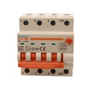 A2ZWORLD RCBO Interruttore Magnetotermico Differenziale Con Doppia Leva Tipo A Curva C 4P 4M 6000A 30mA, Diagnostica Visiva, C20A  AC 400V IP20 IEC61009-1 PL8M4 4P GB66320