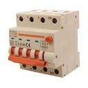 A2ZWORLD RCBO Interruttore Magnetotermico Differenziale Con Doppia Leva Tipo A Curva C 4P 4M 6000A 30mA, Diagnostica Visiva, C20A  AC 400V IP20 IEC61009-1 PL8M4 4P GB66320