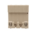 A2ZWORLD RCBO Interruttore Magnetotermico Differenziale Con Doppia Leva Tipo A Curva C 4P 4M 6000A 30mA, Diagnostica Visiva, C25A  AC 400V IP20 IEC61009-1 PL8M4 4P GB66325