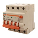A2ZWORLD RCBO Interruttore Magnetotermico Differenziale Con Doppia Leva Tipo A Curva C 4P 4M 6000A 30mA, Diagnostica Visiva, C32A  AC 400V IP20 IEC61009-1 PL8M4 4P GB66332