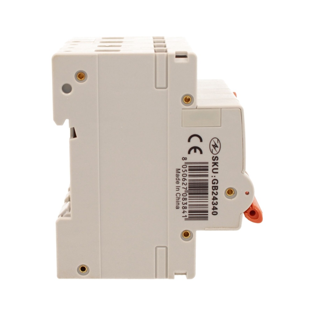 A2ZWORLD RCBO Interruttore Magnetotermico Differenziale Con Doppia Leva Tipo A Curva C 4P 4M 6000A 30mA, Diagnostica Visiva, C40A  AC 400V IP20 IEC61009-1 PL8M4 4P GB66340