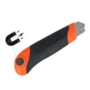 Taglierino Cutter Professionale 25mm Rotella Bloccalama e Calamita Magnetica