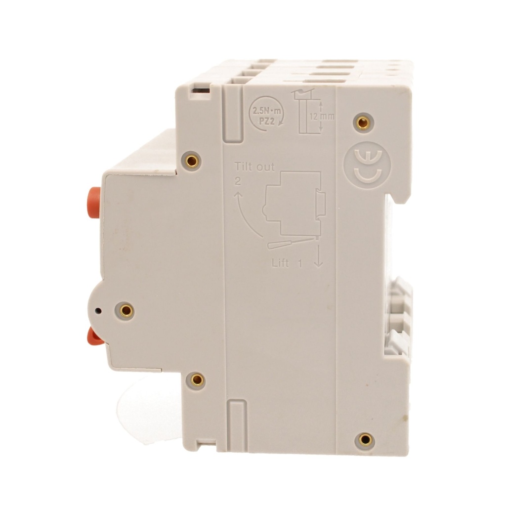A2ZWORLD RCBO Interruttore Magnetotermico Differenziale Con Doppia Leva Tipo A Curva C 4P 4M 6000A 300mA, Diagnostica Visiva, C20A  AC 400V IP20 IEC61009-1 PL8M4 4P GB66620