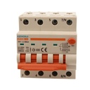 A2ZWORLD RCBO Interruttore Magnetotermico Differenziale Con Doppia Leva Tipo A Curva C 4P 4M 6000A 300mA, Diagnostica Visiva, C32A  AC 400V IP20 IEC61009-1 PL8M4 4P GB66632