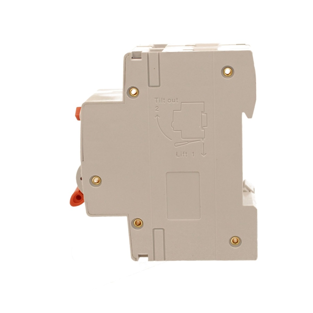 A2ZWORLD RCBO Doppia Leva, Interruttore Magnetotermico Differenziale Tipo AC Curva C 1P+N 2M 6000A 30mA C10A AC 230V IP20 IEC61009-1 PL8HM