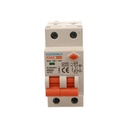 A2ZWORLD RCBO Doppia Leva, Interruttore Magnetotermico Differenziale Tipo AC Curva C 1P+N 2M 6000A 30mA C16A AC 230V IP20 IEC61009-1 PL8HM