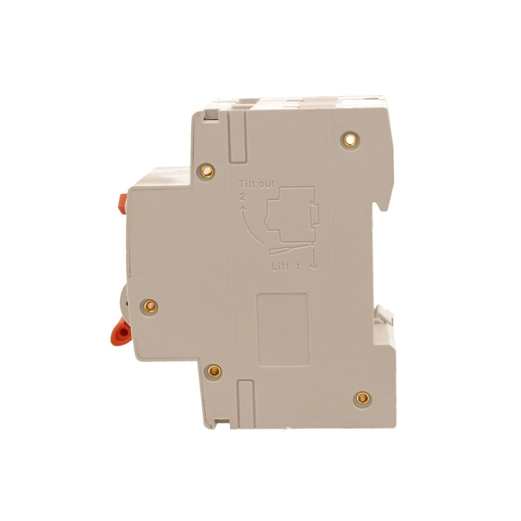 A2ZWORLD RCBO Doppia Leva, Interruttore Magnetotermico Differenziale Tipo AC Curva C 1P+N 2M 6000A 30mA C16A AC 230V IP20 IEC61009-1 PL8HM