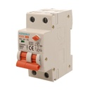 A2ZWORLD RCBO Doppia Leva, Interruttore Magnetotermico Differenziale Tipo AC Curva C 1P+N 2M 6000A 30mA C25A AC 230V IP20 IEC61009-1 PL8HM