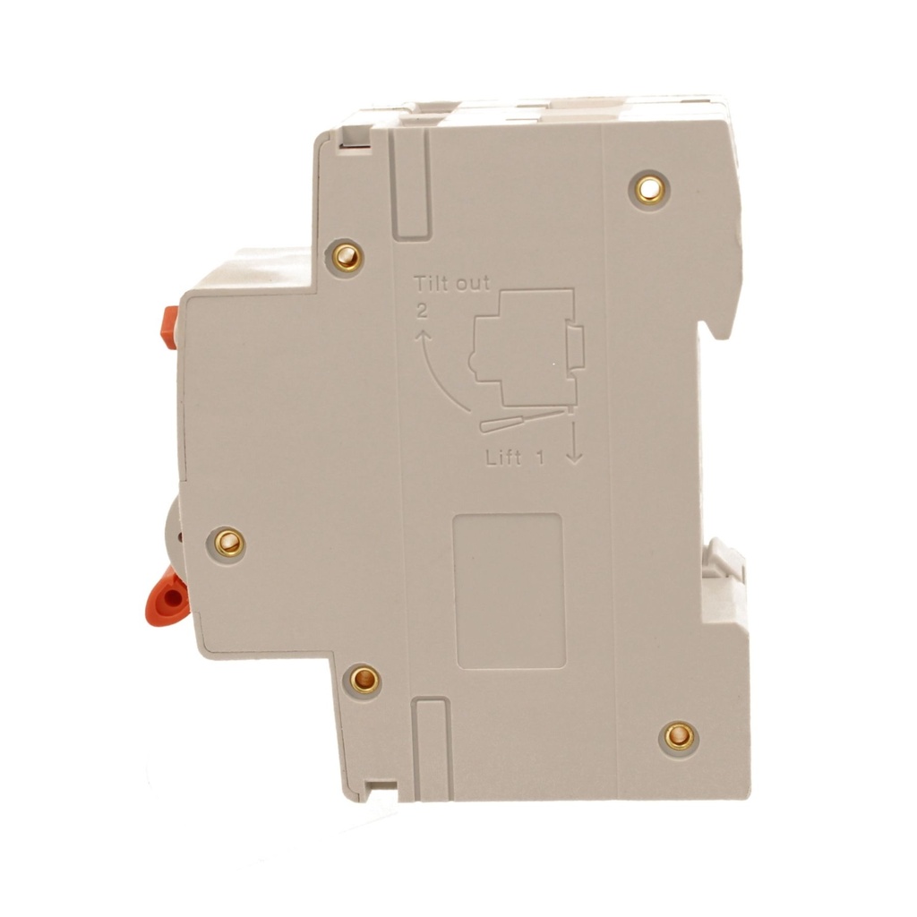 A2ZWORLD RCBO Doppia Leva, Interruttore Magnetotermico Differenziale Tipo AC Curva C 1P+N 2M 6000A 30mA C25A AC 230V IP20 IEC61009-1 PL8HM