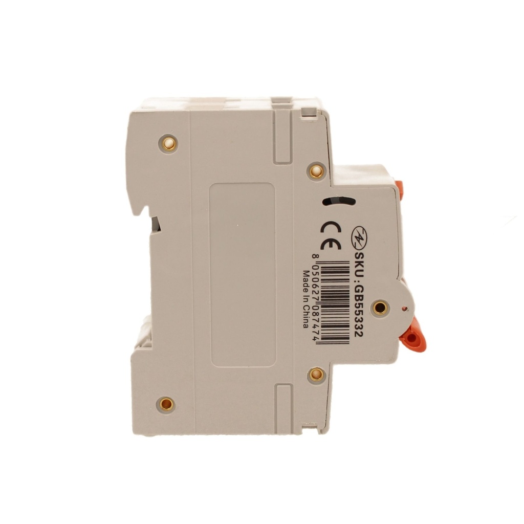A2ZWORLD RCBO Doppia Leva, Interruttore Magnetotermico Differenziale Tipo AC Curva C 1P+N 2M 6000A 30mA C32A AC 230V IP20 IEC61009-1 PL8HM