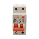 A2ZWORLD RCBO Doppia Leva, Interruttore Magnetotermico Differenziale Tipo AC Curva C 1P+N 2M 6000A 300mA C6A AC 230V IP20 IEC61009-1 PL8HM