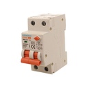 A2ZWORLD RCBO Doppia Leva, Interruttore Magnetotermico Differenziale Tipo AC Curva C 1P+N 2M 6000A 300mA C16A AC 230V IP20 IEC61009-1 PL8HM