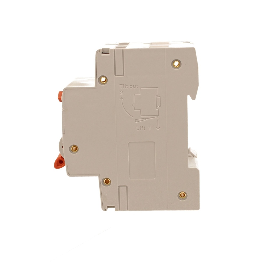 A2ZWORLD RCBO Doppia Leva, Interruttore Magnetotermico Differenziale Tipo AC Curva C 1P+N 2M 6000A 300mA C16A AC 230V IP20 IEC61009-1 PL8HM