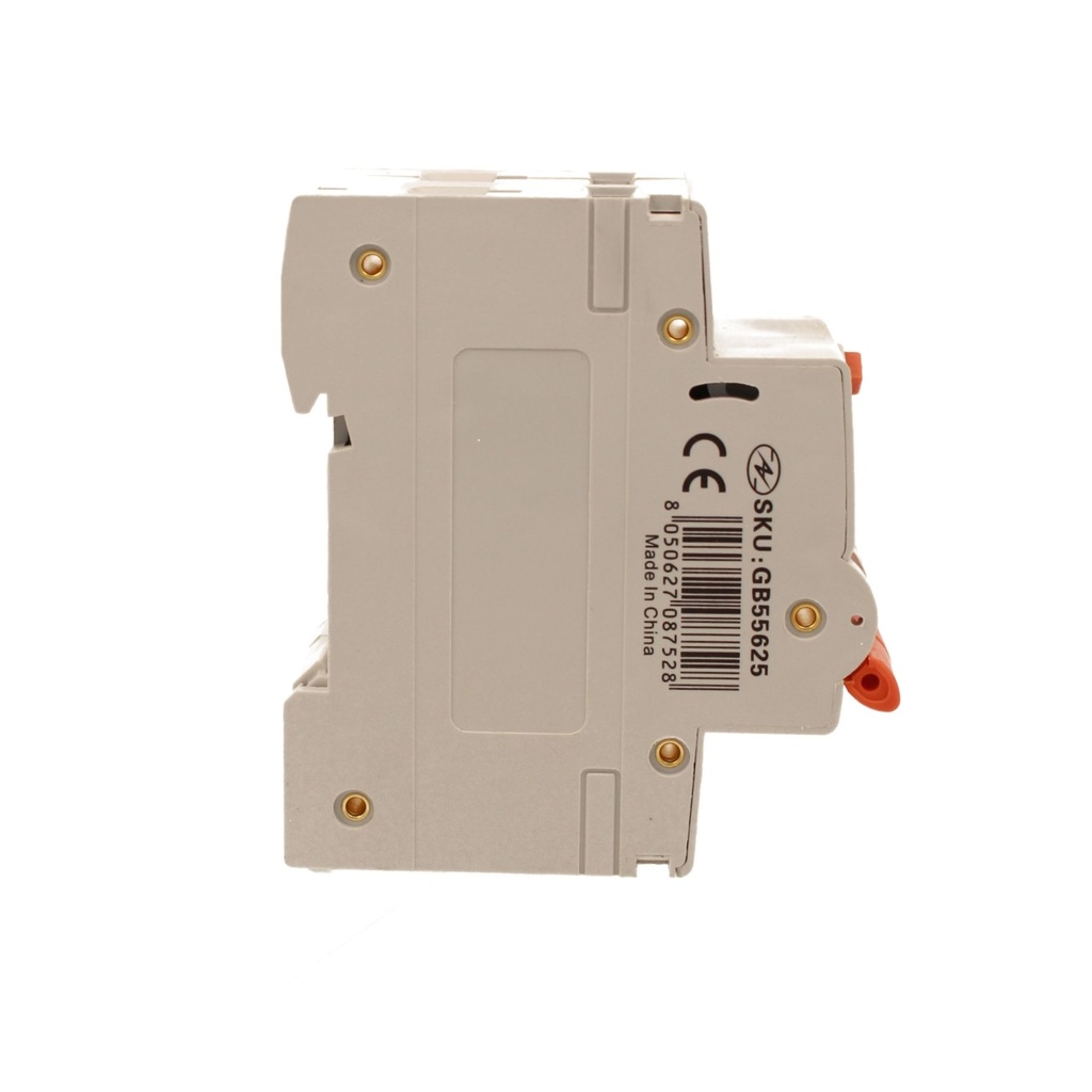 A2ZWORLD RCBO Doppia Leva, Interruttore Magnetotermico Differenziale Tipo AC Curva C 1P+N 2M 6000A 300mA C25A AC 230V IP20 IEC61009-1 PL8HM