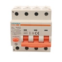 A2ZWORLD RCBO Interruttore Magnetotermico Differenziale Tipo AC Curva C 3P+N 4M 6000A 30mA C16A AC 400V IP20 IEC61009-1 PL8M4