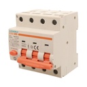 A2ZWORLD RCBO Interruttore Magnetotermico Differenziale Tipo AC Curva C 3P+N 4M 6000A 30mA C20A AC 400V IP20 IEC61009-1 PL8M4