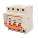 A2ZWORLD RCBO Interruttore Magnetotermico Differenziale Tipo AC Curva C 3P+N 4M 6000A 30mA C25A AC 400V IP20 IEC61009-1 PL8M4