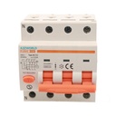 A2ZWORLD RCBO Interruttore Magnetotermico Differenziale Tipo AC Curva C 3P+N 4M 6000A 30mA C32A AC 400V IP20 IEC61009-1 PL8M4