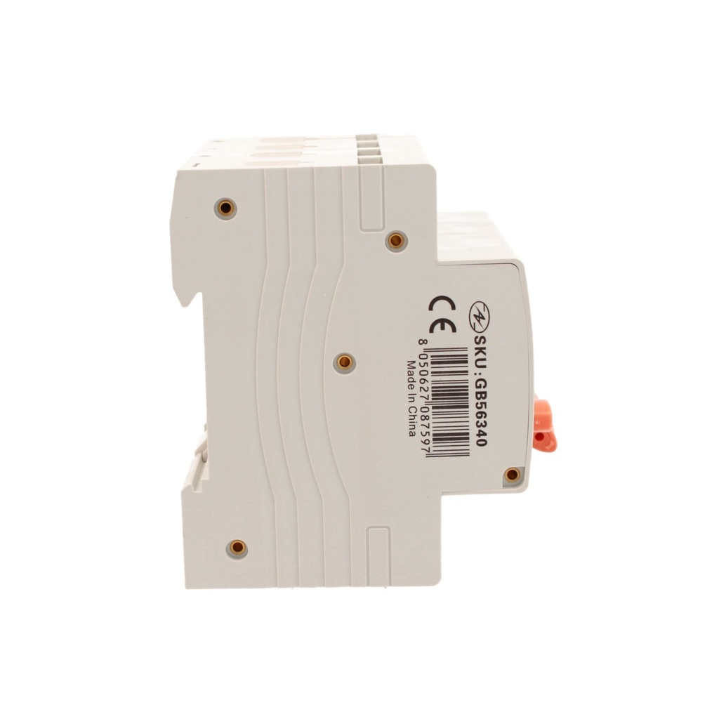 RCBO Interruttore Magnetotermico Differenziale Tipo AC Curva C 3P+N 4M 6000A 30mA C40A AC 400V IP20 IEC61009-1 PL8M4
