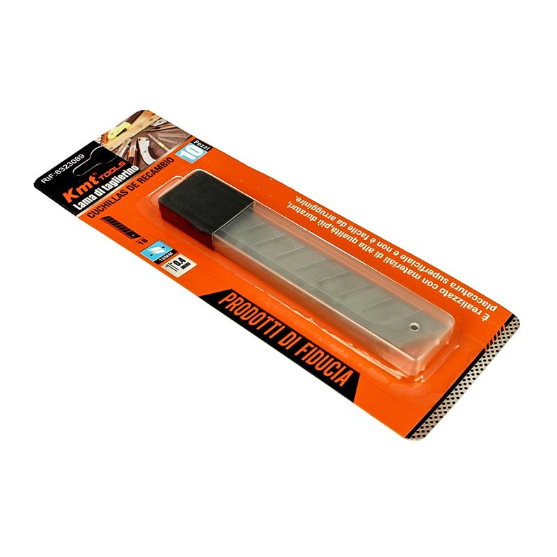 10 Pezzi Lame Di Ricambio 18mm Per Taglierino Universale