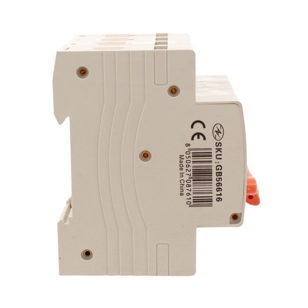 RCBO Interruttore Magnetotermico Differenziale Tipo AC Curva C 3P+N 4M 6000A 300mA C16A AC 400V IP20 IEC61009-1 PL8M4