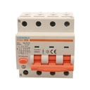 A2ZWORLD RCBO Interruttore Magnetotermico Differenziale Tipo AC Curva C 3P+N 4M 6000A 300mA C20A AC 400V IP20 IEC61009-1 PL8M4