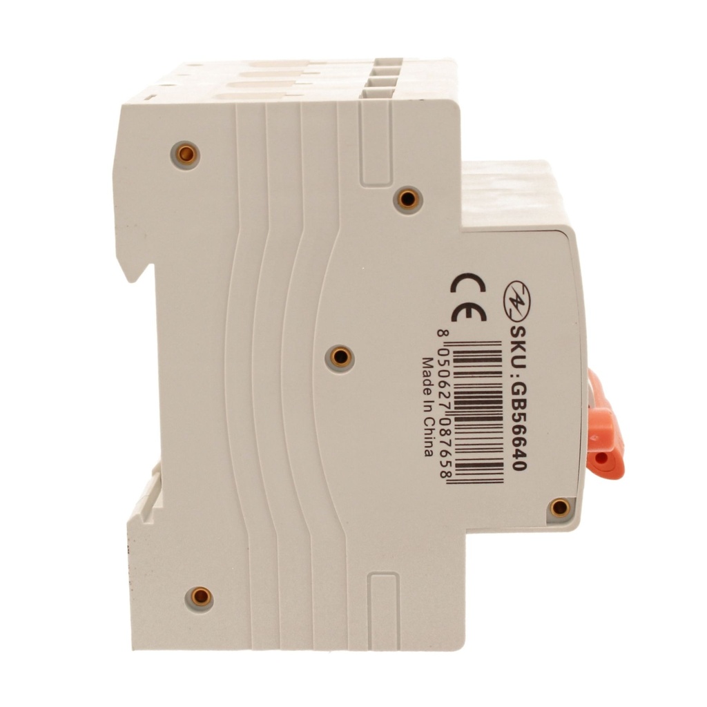 A2ZWORLD RCBO Interruttore Magnetotermico Differenziale Tipo AC Curva C 3P+N 4M 6000A 300mA C40A AC 400V IP20 IEC61009-1 PL8M4