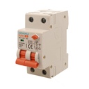 A2ZWORLD RCBO Doppia Leva, Interruttore Magnetotermico Differenziale Tipo A Curva C 1P+N 2M 6000A 30mA C6A AC 230V IP20 IEC61009-1 PL8HM
