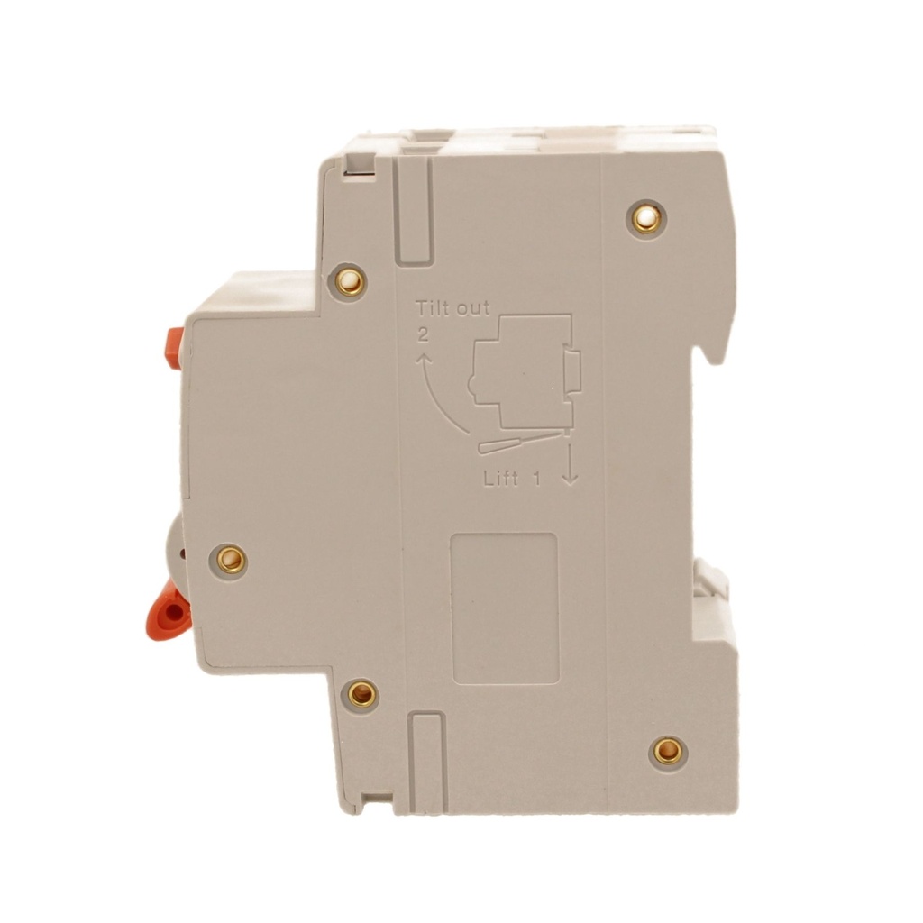 A2ZWORLD RCBO Doppia Leva, Interruttore Magnetotermico Differenziale Tipo A Curva C 1P+N 2M 6000A 30mA C10A AC 230V IP20 IEC61009-1 PL8HM