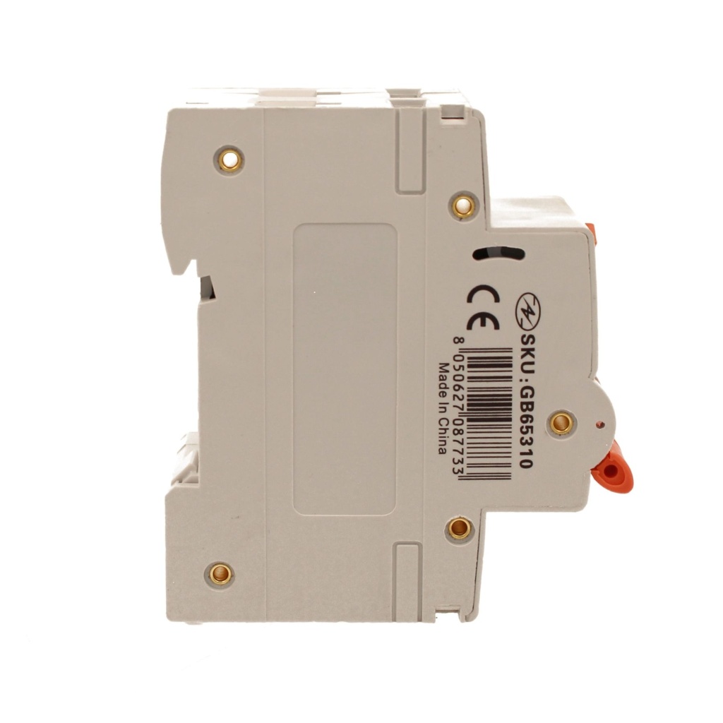 A2ZWORLD RCBO Doppia Leva, Interruttore Magnetotermico Differenziale Tipo A Curva C 1P+N 2M 6000A 30mA C10A AC 230V IP20 IEC61009-1 PL8HM