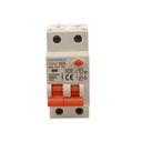 A2ZWORLD RCBO Doppia Leva, Interruttore Magnetotermico Differenziale Tipo A Curva C 1P+N 2M 6000A 30mA C20A AC 230V IP20 IEC61009-1 PL8HM