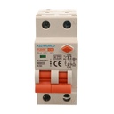 A2ZWORLD RCBO Doppia Leva, Interruttore Magnetotermico Differenziale Tipo A Curva C 1P+N 2M 6000A 30mA C32A AC 230V IP20 IEC61009-1 PL8HM