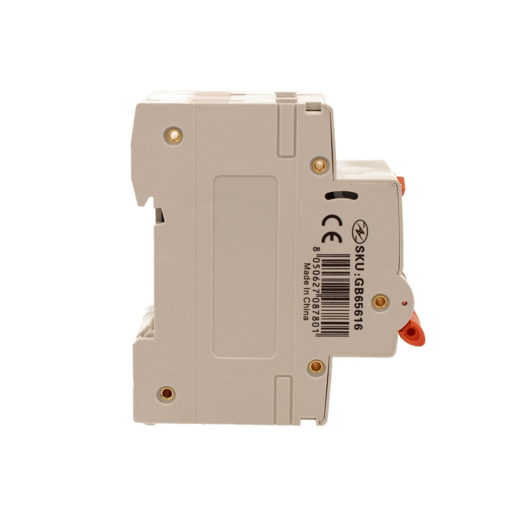 A2ZWORLD RCBO Doppia Leva, Interruttore Magnetotermico Differenziale Tipo A Curva C 1P+N 2M 6000A 300mA C16A AC 230V IP20 IEC61009-1 PL8HM