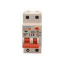 A2ZWORLD RCBO Doppia Leva, Interruttore Magnetotermico Differenziale Tipo A Curva C 1P+N 2M 6000A 300mA C20A AC 230V IP20 IEC61009-1 PL8HM