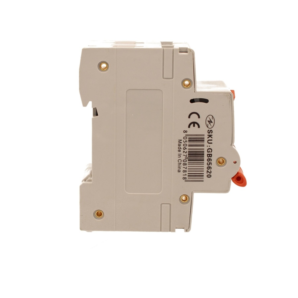 A2ZWORLD RCBO Doppia Leva, Interruttore Magnetotermico Differenziale Tipo A Curva C 1P+N 2M 6000A 300mA C20A AC 230V IP20 IEC61009-1 PL8HM