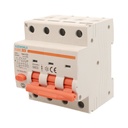 A2ZWORLD RCBO Interruttore Magnetotermico Differenziale Tipo A Curva C 3P+N 4M 6000A 30mA C16A AC 400V IP20 IEC61009-1 PL8M4