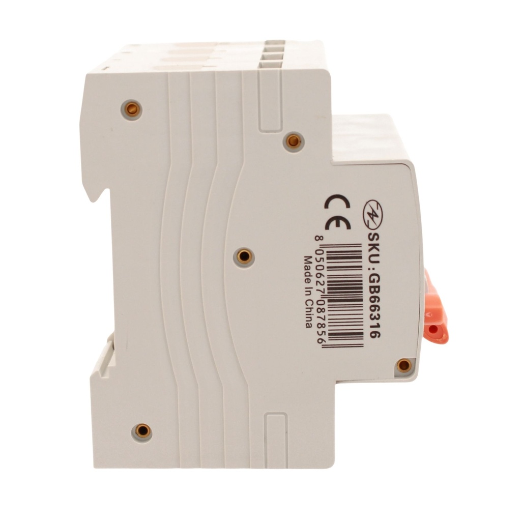 A2ZWORLD RCBO Interruttore Magnetotermico Differenziale Tipo A Curva C 3P+N 4M 6000A 30mA C16A AC 400V IP20 IEC61009-1 PL8M4