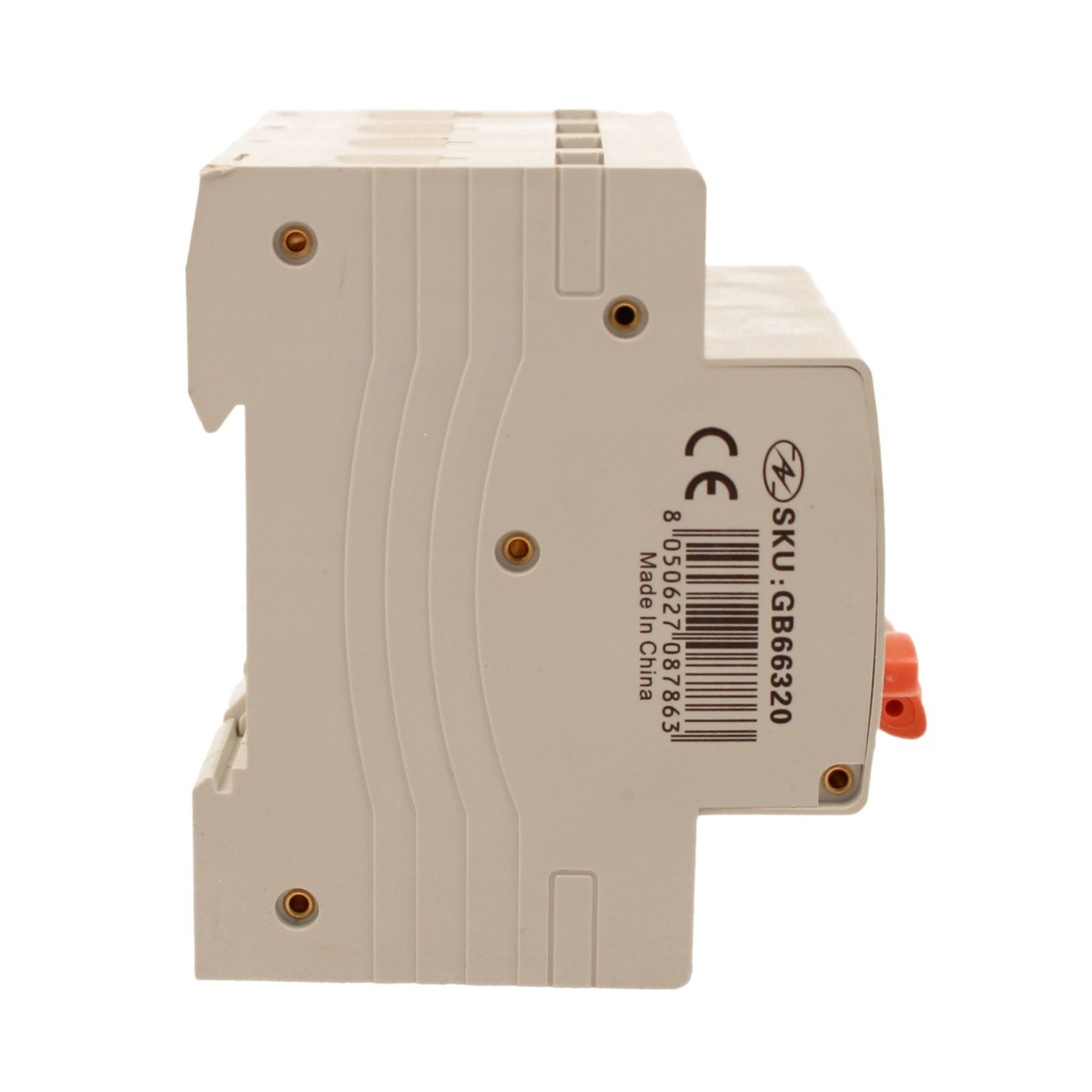 A2ZWORLD RCBO Interruttore Magnetotermico Differenziale Tipo A Curva C 3P+N 4M 6000A 30mA C20A AC 400V IP20 IEC61009-1 PL8M4