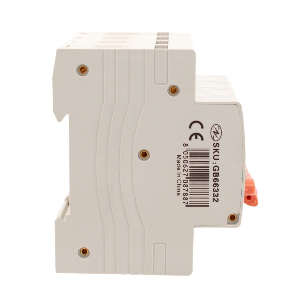 RCBO Interruttore Magnetotermico Differenziale Tipo A Curva C 3P+N 4M 6000A 30mA C32A AC 400V IP20 IEC61009-1 PL8M4