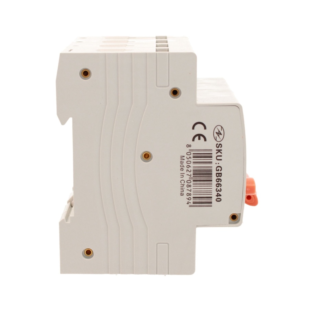 A2ZWORLD RCBO Interruttore Magnetotermico Differenziale Tipo A Curva C 3P+N 4M 6000A 30mA C40A AC 400V IP20 IEC61009-1 PL8M4